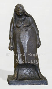 Barlach Foto - Stehende Bäuerin- Bronze - H 48.2cm