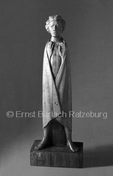 Barlach Foto - Die Flamme - Holz - H 116.8cm